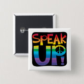 Sprechen Sie oben! Button (Vorne & Hinten)