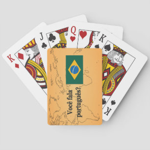 Sprechen Sie Portugiesen? auf portugiesisch. Spielkarten