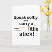 Sprechen Sie Softly Karte (Gelbe Blume)