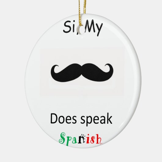 Sprechen Sie Spanischen Keramikornament (Links)