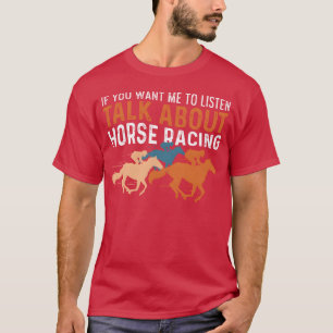 Sprechen Sie über Pferd Reitsport-Geschenk Mädchen T-Shirt