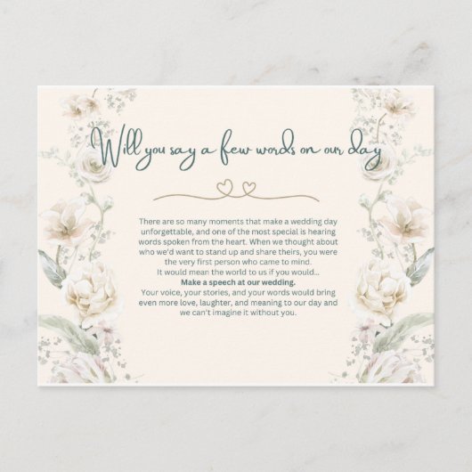 Sprechen Sie über unseren Tag - Vorschlag Postkarte (Vorderseite)