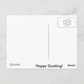 SPRECHEN SIE ZUM HUND! FUNNY GOAT SPRICHWORT POSTKARTE (Rückseite)