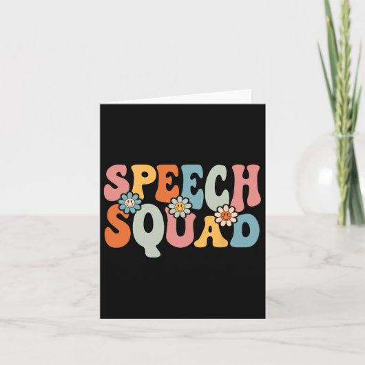 Sprechen Squad Spaß auf dem Weg zu Schülern Karte (Vorderseite)