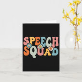 Sprechen Squad Spaß auf dem Weg zu Schülern Karte (Gelbe Blume)
