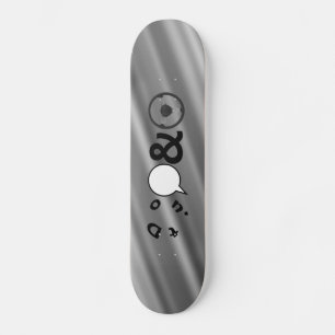 Sprechen und fahren Sie kein Skateboard