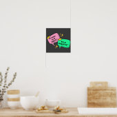 SPRECHEN VON BUBBLE WANDA COSMO POSTER (Küche)