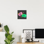 SPRECHEN VON BUBBLE WANDA COSMO POSTER (Heimbüro)