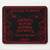 Sprechen wir mit Spirits Black Red Gothic Mouse Pa Mousepad (Vorne)
