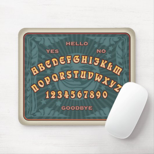 Sprechenbrett (aquamarin) mousepad (Mit Mouse)
