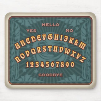 Sprechenbrett (aquamarin) mousepad