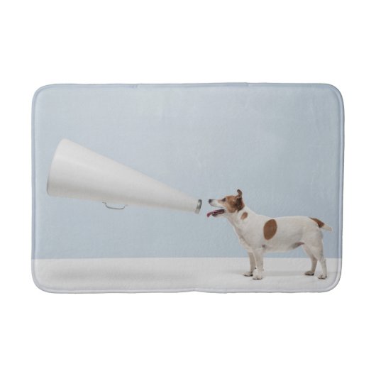 Sprechender Hund Getty Bild-| Badematte (Vorderseite)