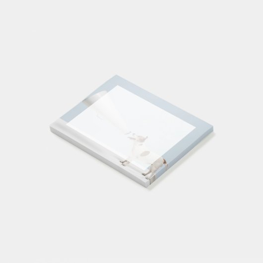 Sprechender Hund Getty Bild-| Post-it Klebezettel (angewinkelt)