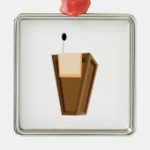 Sprechendes Podium Silbernes Ornament (Vorne)