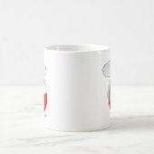 SprechenfischenBobber (Floss) Kaffeetasse (Mittel)