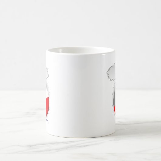 SprechenfischenBobber (Floss) Kaffeetasse (Mittel)