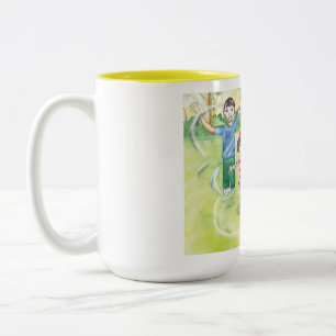 Sprechenfreund-Tasse Zweifarbige Tasse