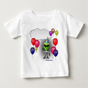 Sprechengeburtstags-Party-alien Baby T-shirt