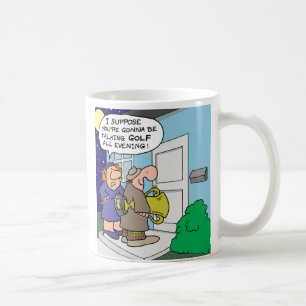 Sprechengolf Kaffeetasse