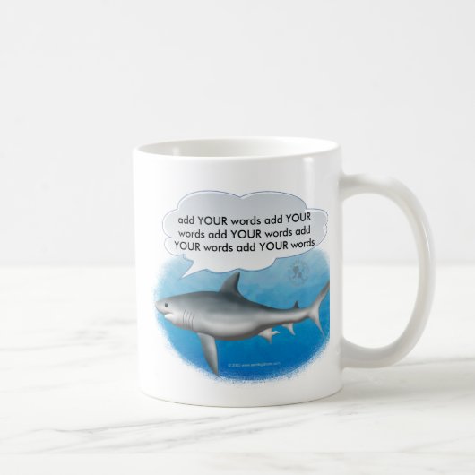Sprechenhaifisch-Schale Kaffeetasse (Rechts)