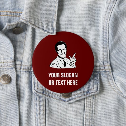 SprechenMitt Romney Button (Beispiel)