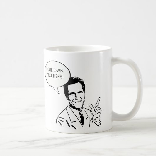 SprechenMitt Romney Kaffeetasse (Rechts)