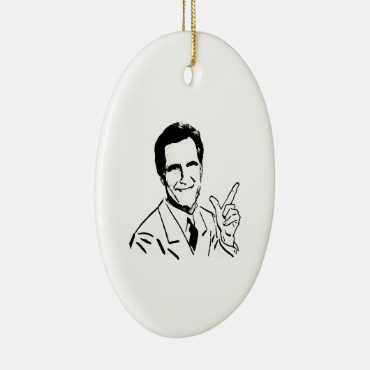 SprechenMitt Romney Keramikornament (Rechts)