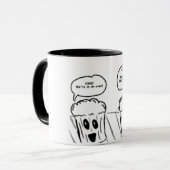 Sprechenmuffin Tasse (Vorderseite Links)