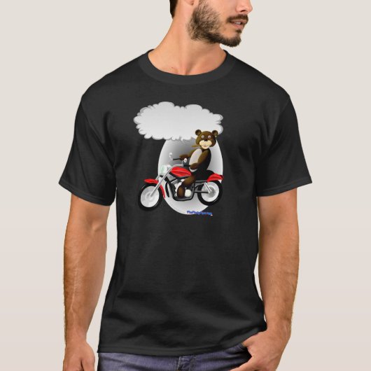 Sprechenradfahrer-Teddybär T-Shirt (Vorderseite)