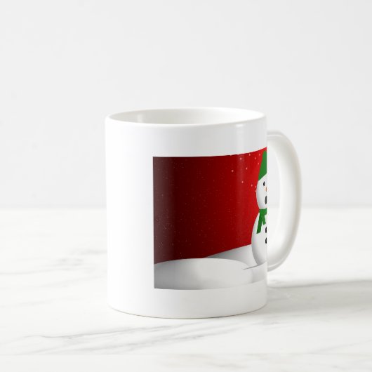 SprechenSchneemann Kaffeetasse (VorderseiteRechts)