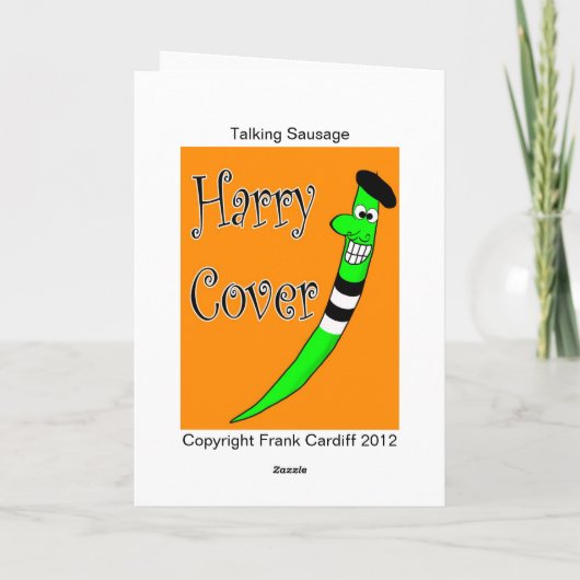 Sprechenwurst Karte (Rückseite)