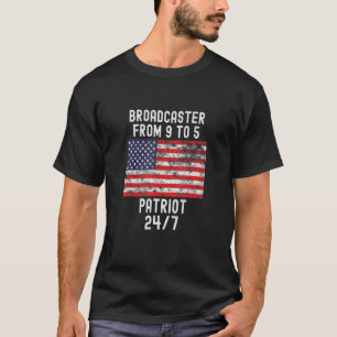 Sprecher Patrio Patriotisch 4. Juli USA-Flagge T-Shirt