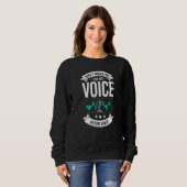 Sprecher Synchronsprecherin Schauspieltalent Stimm Sweatshirt (Vorne ganz)