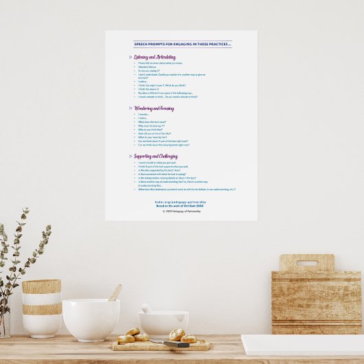 Sprecherwerbung Poster 24x30 (Küche)