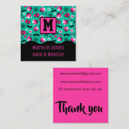 SPRECHKY LECKEREIEN HALLOWEEN QUADRATISCHE VISITENKARTE