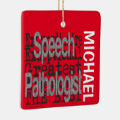 Sprechpathologe Extraordinaire CUSTOM Keramikornament (Rechts)