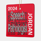 Sprechpathologe Extraordinaire CUSTOM Keramikornament (Links)