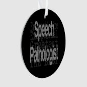 Sprechpathologin Extraordinaire Ornament (Vorderseite)