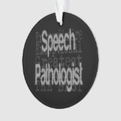 Sprechpathologin Extraordinaire Ornament (Vorderseite)
