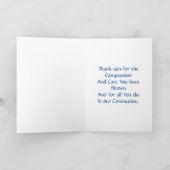 Sprechtherapeut Butterfells Dankeskarte (Innenseite)