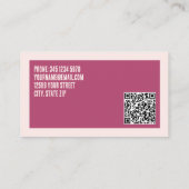 Sprechtherapeut Custom QR Visitenkarte (Rückseite)