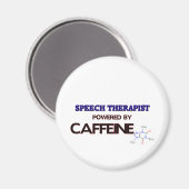 Sprechtherapeut mit Koffein Magnet (Vorderseite/Rückseite)