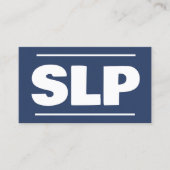 Sprechtherapeut SLP Visitenkarte (Vorderseite)