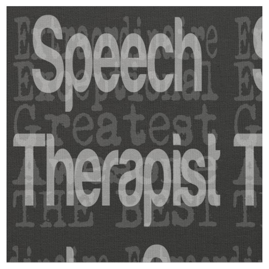 Sprechtherapeut Stoff (Nahaufnahme)