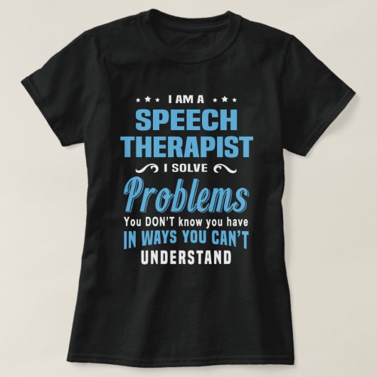 Sprechtherapeut T-Shirt (Design vorne)
