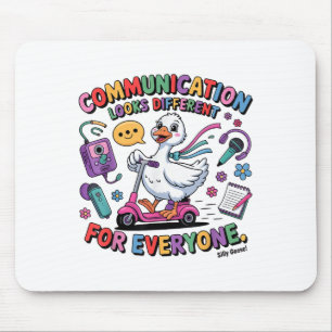 Sprechtherapie Alberne Gänsehinweise Mousepad
