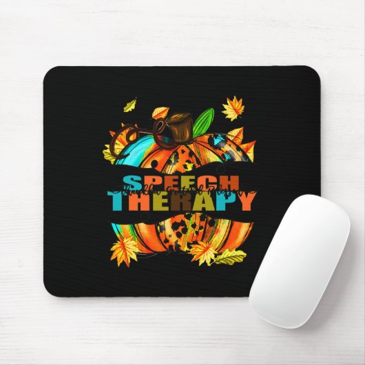 Sprechtherapie dankbar dankbar, gesegnet Herbst Fa Mousepad (Mit Mouse)