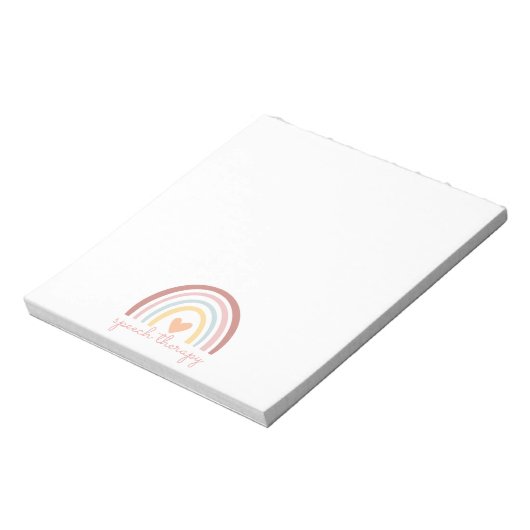 Sprechtherapie I Notizblock (Rotiert)