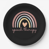 Sprechtherapie I Pappteller (Vorderseite)