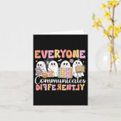 Sprechtherapie Jeder kommunizieren anders Ha Karte (Gelbe Blume)